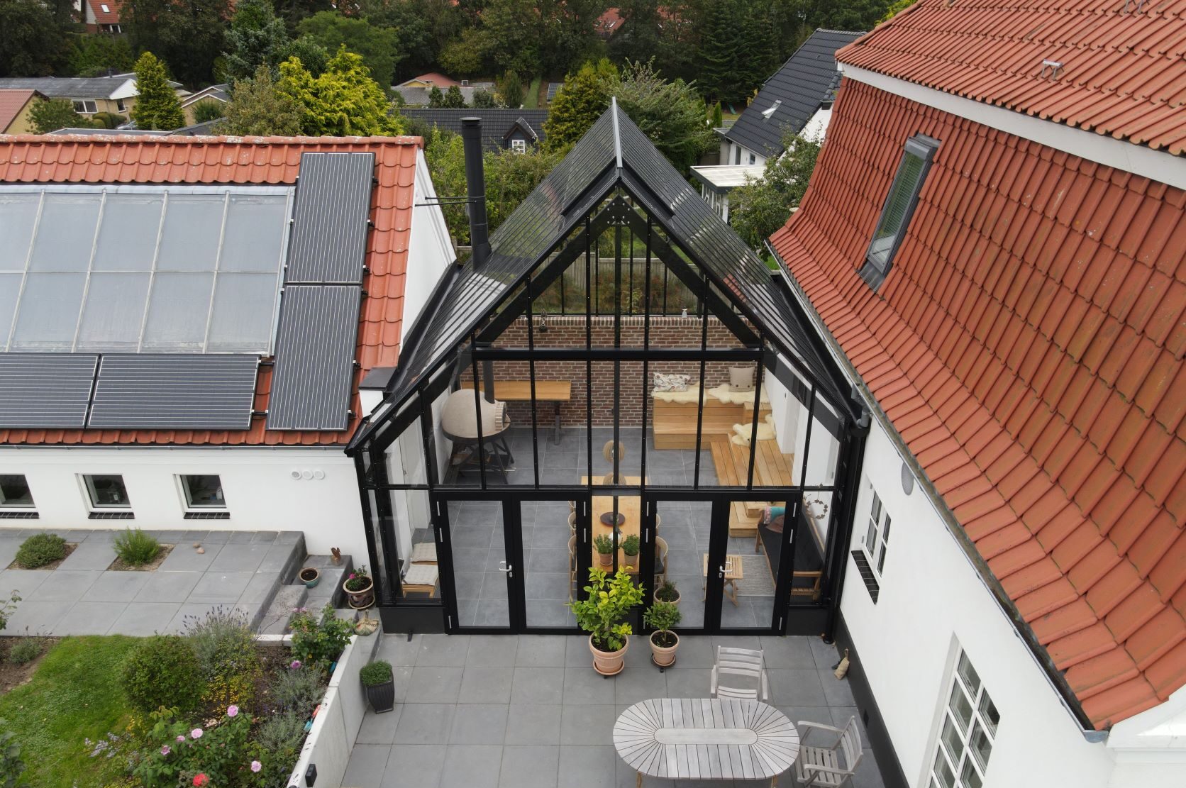 Orangeri med terrasse